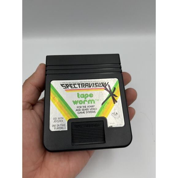 Tape Worm - Atari 2600 Video Game - Tested & Working - Picture 2 of 5